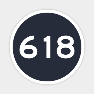 618 Area Code Magnet